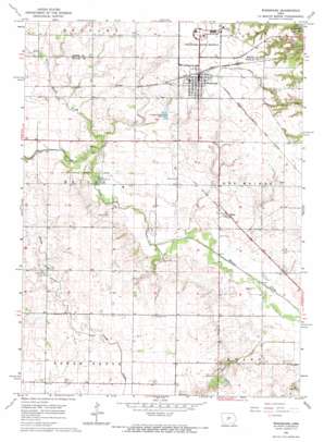 Woodward topo map