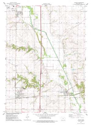 Huxley USGS topographic map 41093h5