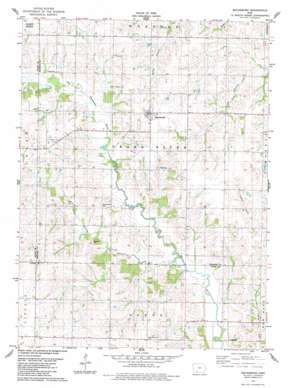 Macksburg USGS topographic map 41094b2