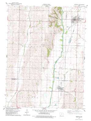 Griswold topo map