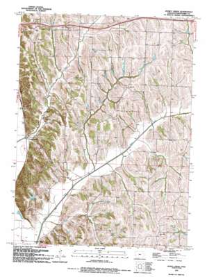 Honey Creek USGS topographic map 41095d7
