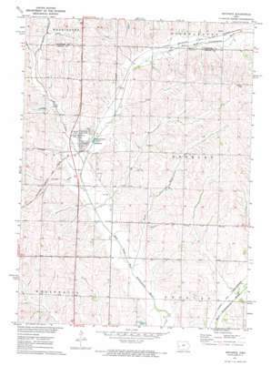 Defiance USGS topographic map 41095g3