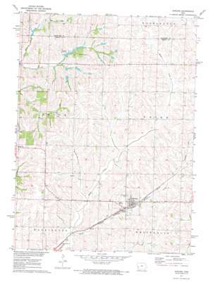 Earling topo map