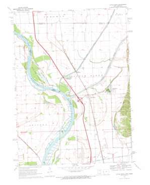 Little Sioux topo map