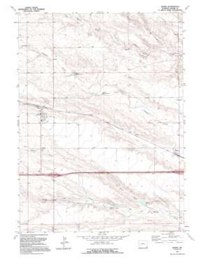 Burns USGS topographic map 41104b3