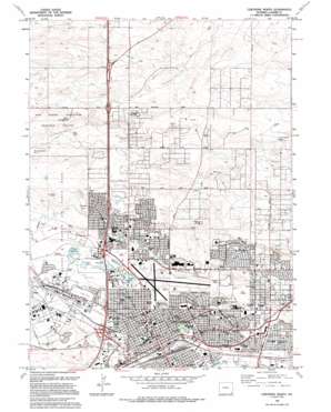 Cheyenne North USGS topographic map 41104b7