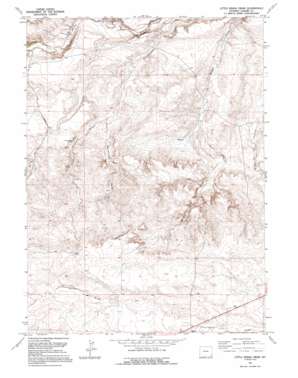Little Indian Draw topo map