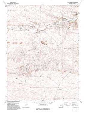 J H D Ranch topo map