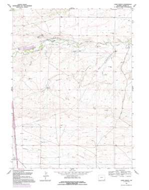 Lewis Ranch topo map