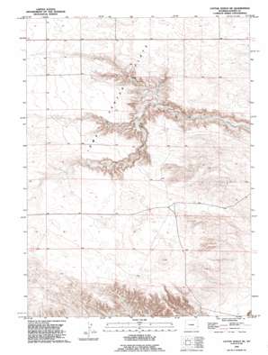 Cattail Ranch NE USGS topographic map 41104f5