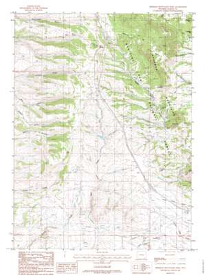 Sherman Mountains West USGS topographic map 41105b4