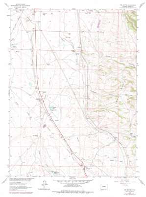 Red Buttes topo map