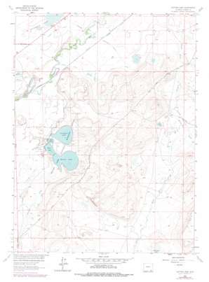 Hutton Lake topo map
