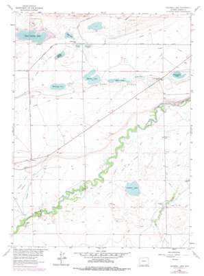Caldwell Lake USGS topographic map 41105b7