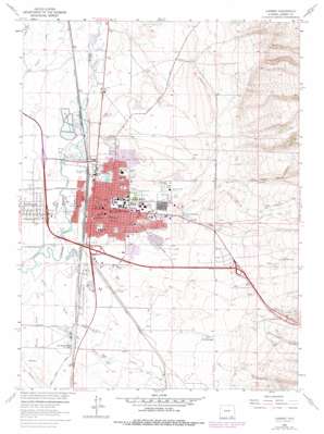 Laramie USGS topographic map 41105c5