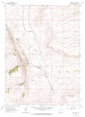 Horse Creek USGS topographic map 41105d2