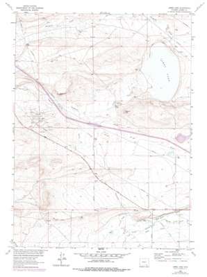 James Lake topo map