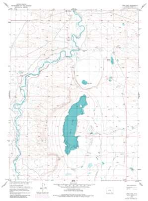 Lake Ione topo map