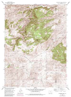 Moonshine Peak USGS topographic map 41105h3