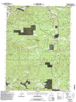 Foxpark USGS topographic map 41106a2