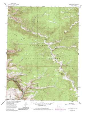 Horatio Rock topo map