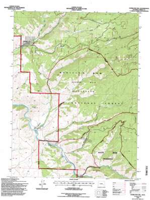 Overlook Hill topo map
