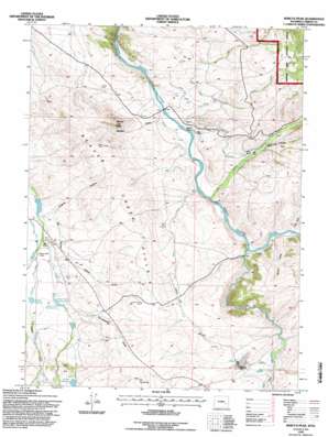 Barcus Peak USGS topographic map 41106b5