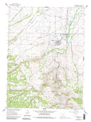 Encampment USGS topographic map 41106b7