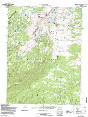 Medicine Bow Peak USGS topographic map 41106c3