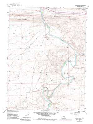 Savage Ranch USGS topographic map 41106f8