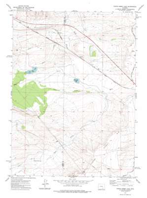 Foote Creek Lake USGS topographic map 41106g1