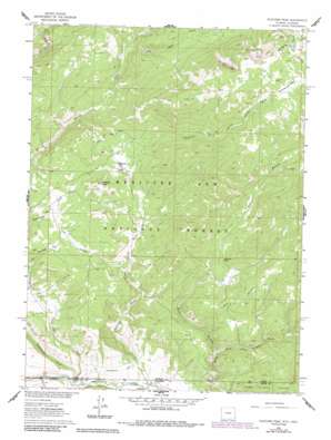 Fletcher Peak USGS topographic map 41107a1