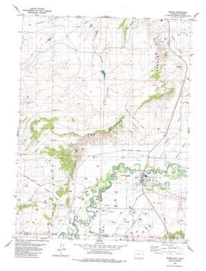 Baggs USGS topographic map 41107a6