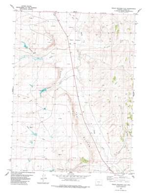 Peach Orchard Flat USGS topographic map 41107b6