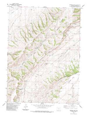 Bridger Pass USGS topographic map 41107e4