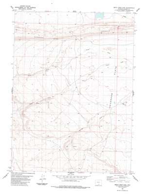Smith Draw East topo map