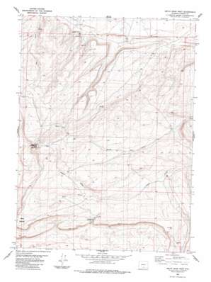 Smith Draw West topo map