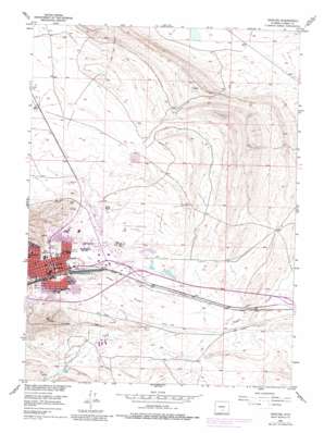 Rawlins USGS topographic map 41107g2