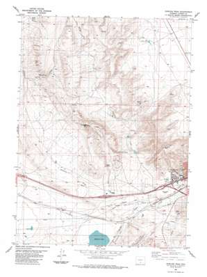 Rawlins Peak topo map