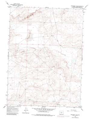 Monument Lake USGS topographic map 41107g8