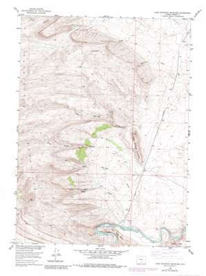 Lone Haystack Mountain topo map