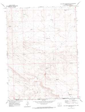 Cow Creek Reservoir SW USGS topographic map 41108a4
