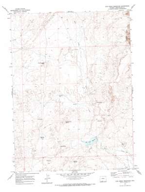 Cow Creek Reservoir USGS topographic map 41108b4