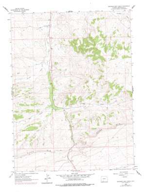 Erickson-Kent Ranch topo map