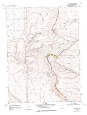Pine Butte topo map