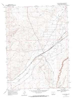 Bitter Creek USGS topographic map 41108e5