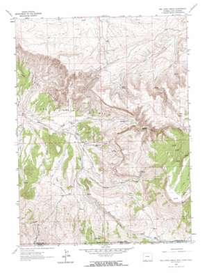Red Creek Ranch topo map