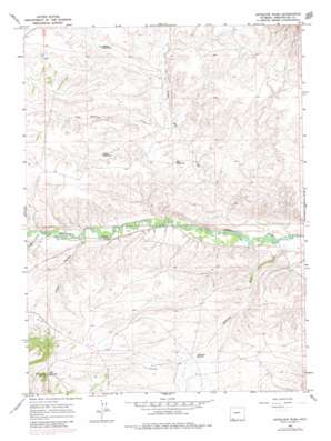 Antelope Wash USGS topographic map 41109a7