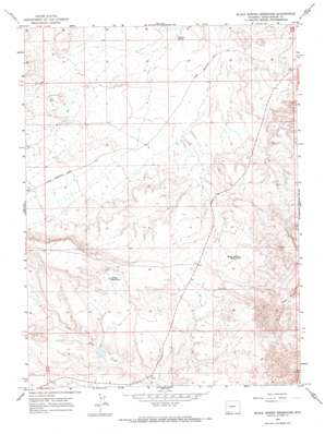 Black Spring Reservoir USGS topographic map 41109b7