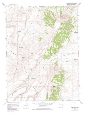 Horse Ranch USGS topographic map 41109b8